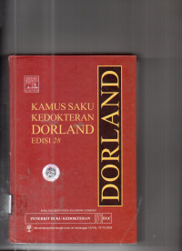 Kamus Saku Kedokteran Dorland (Edisi 28)