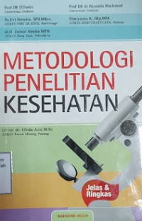 metodologi penelitian kesehatan